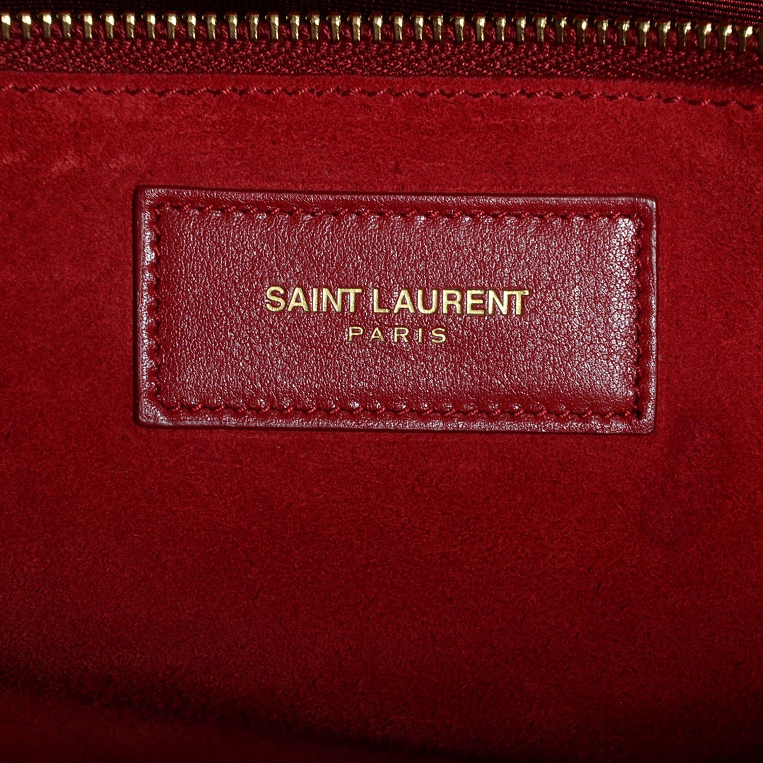 Saint Laurent Calfskin Large Sac de Jour Carryall Lipstick Red 6 of 8
