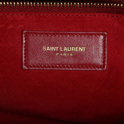 Saint Laurent Calfskin Large Sac de Jour Carryall Lipstick Red 6 of 8