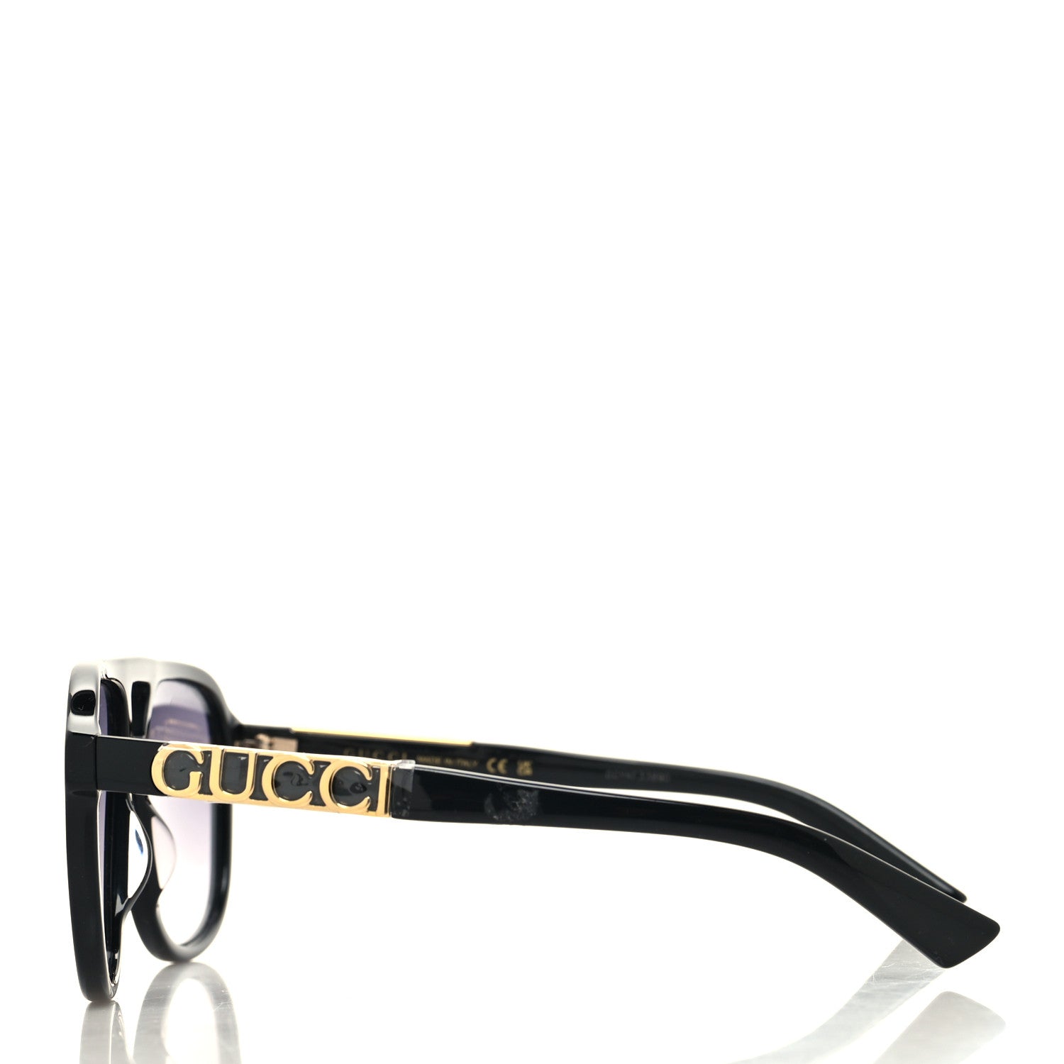 Gucci Acetate Square Frame GG1188S Sunglasses Black 3 of 8