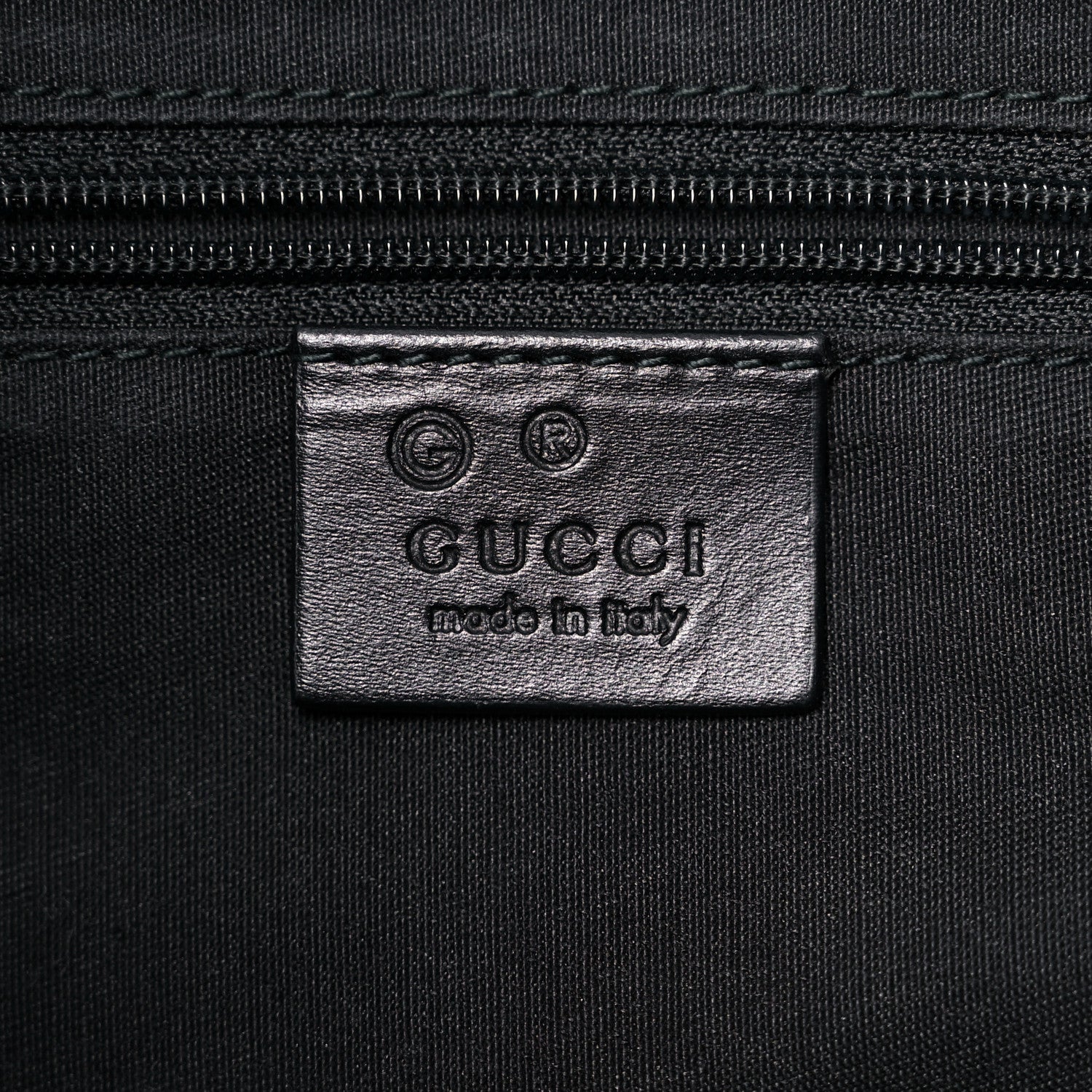 Gucci Crystal Monogram Half Moon Hobo Black 6 of 11