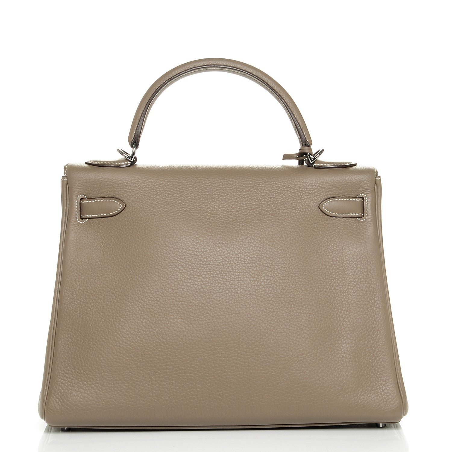 Hermes Taurillon Clemence Kelly Retourne 32 Etoupe 3 of 24