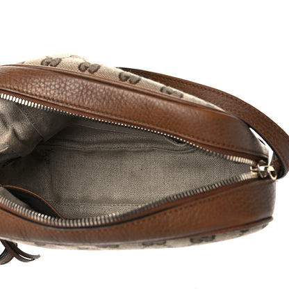 Gucci Monogram Mini Bree Messenger Bag Beige Tabacco 5 of 10