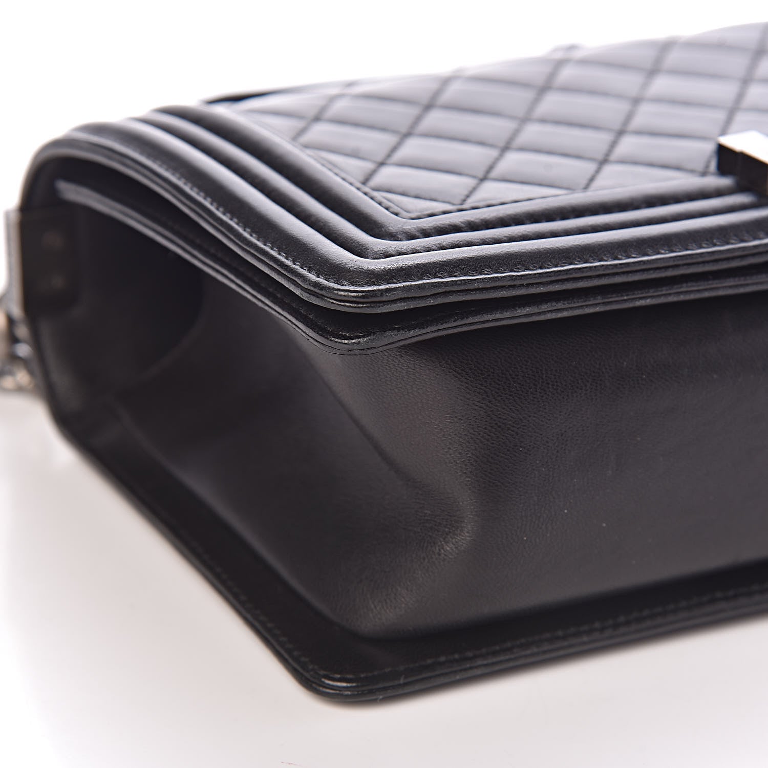 Chanel Lambskin Quilted Medium Boy Flap Black 5 of 11