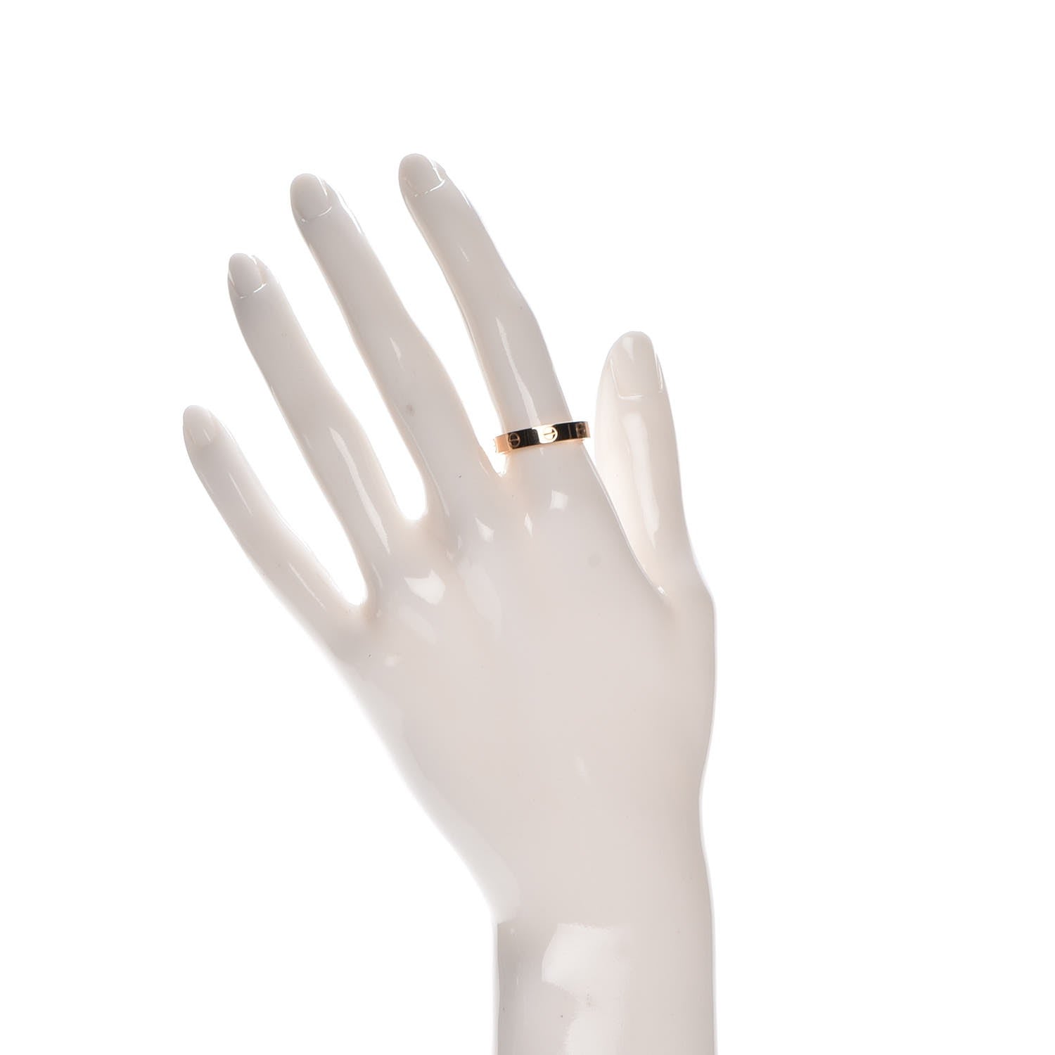 Cartier 18K Pink Gold 3.5mm LOVE Wedding Band Ring 55 7.25 2 of 6