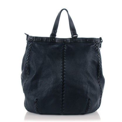 Bottega Veneta Lambskin Intrecciato Tote Celeste 1 of 8