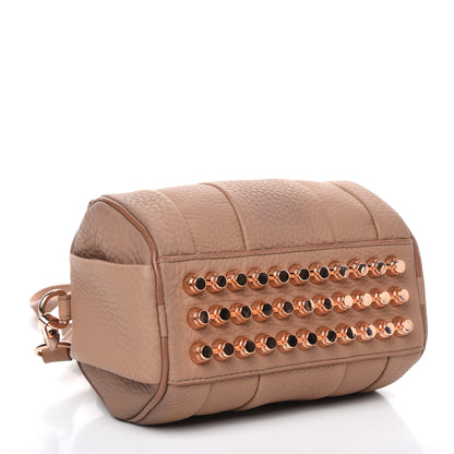 Alexander Wang Pebbled Lambskin Mini Rockie Latte Rose Gold Hardware 4 of 13