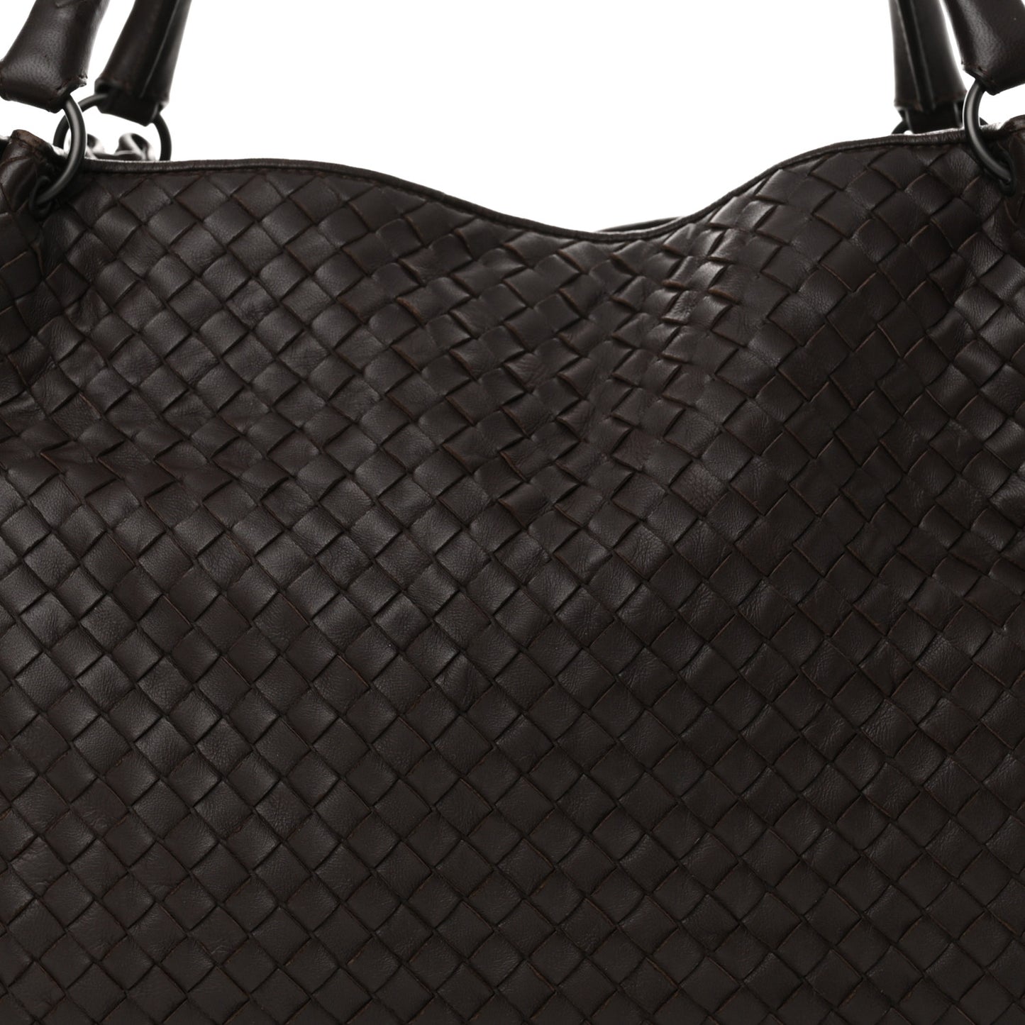 Nappa Intrecciato Parachute Bag Ebano