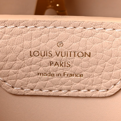 Louis Vuitton Taurillon Ostrich Capucines BB Powder Pink Beige 6 of 9