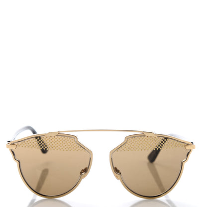 Christian Dior Studded So Real Sunglasses Gold 2 of 6