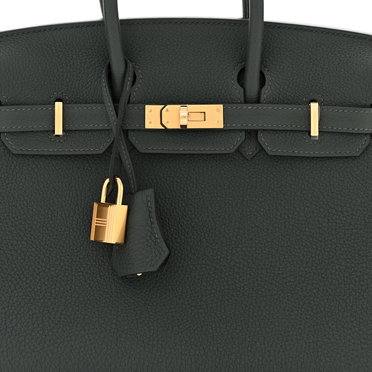Togo Birkin 25 Vert Fonce