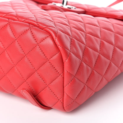 Chanel Lambskin Quilted Small Urban Spirit Backpack Dark Pink 9 of 11