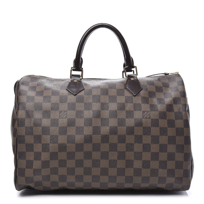 Louis Vuitton Damier Ebene Speedy 35 1 of 13