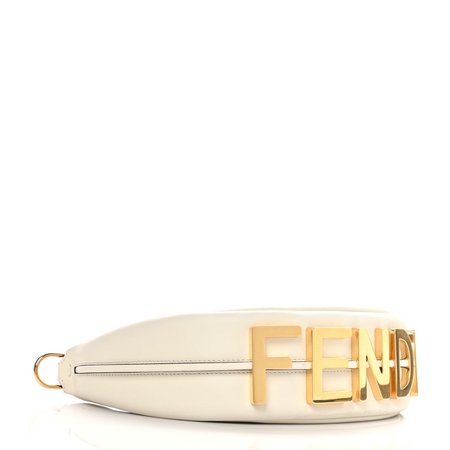 Fendi Vitello Grace Matte Small Fendigraphy Hobo Bag White Ice 4 of 11