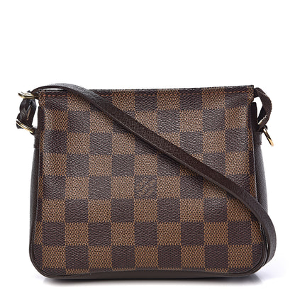 Louis Vuitton Damier Ebene Trousse Make Up Bag Pochette 1 of 10