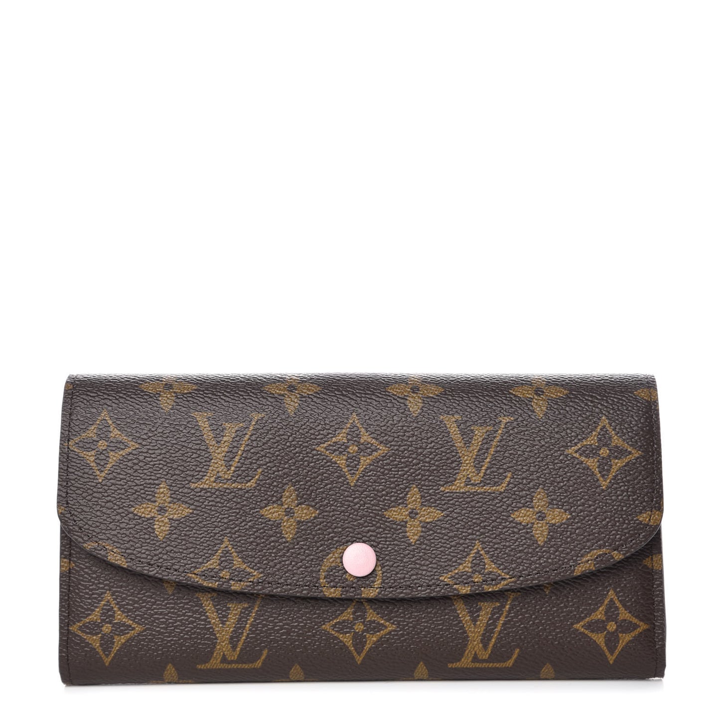 Monogram Emilie Wallet Rose Ballerine