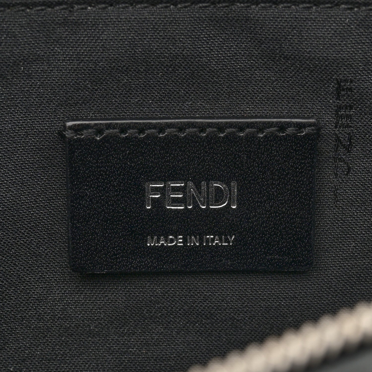 Fendi Nappa FF 1974 Embossed Belt Bag Black 6 of 13