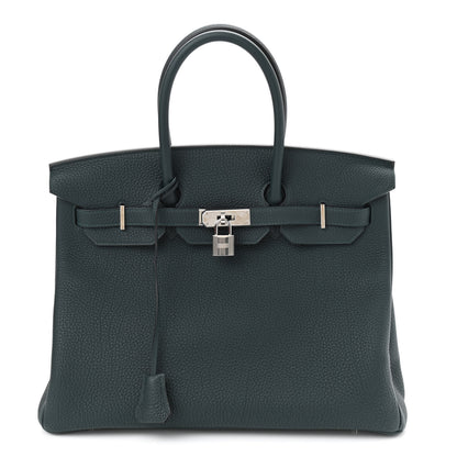 Hermes Togo Birkin 35 Vert Cypress 1 of 13