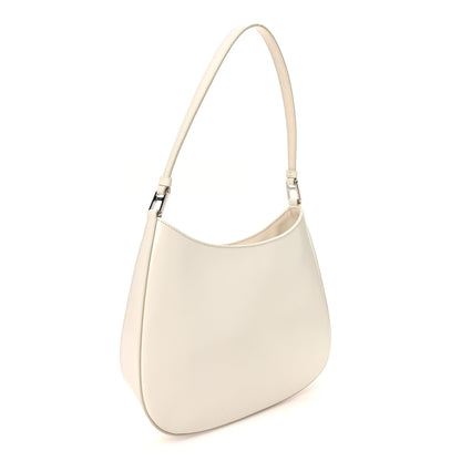 Prada Spazzolato Cleo Shoulder Bag White 3 of 9