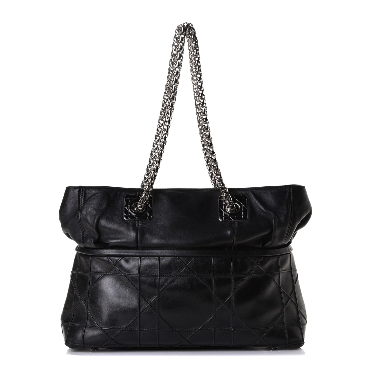 Lambskin Cannage Dior So Dior Tote Black