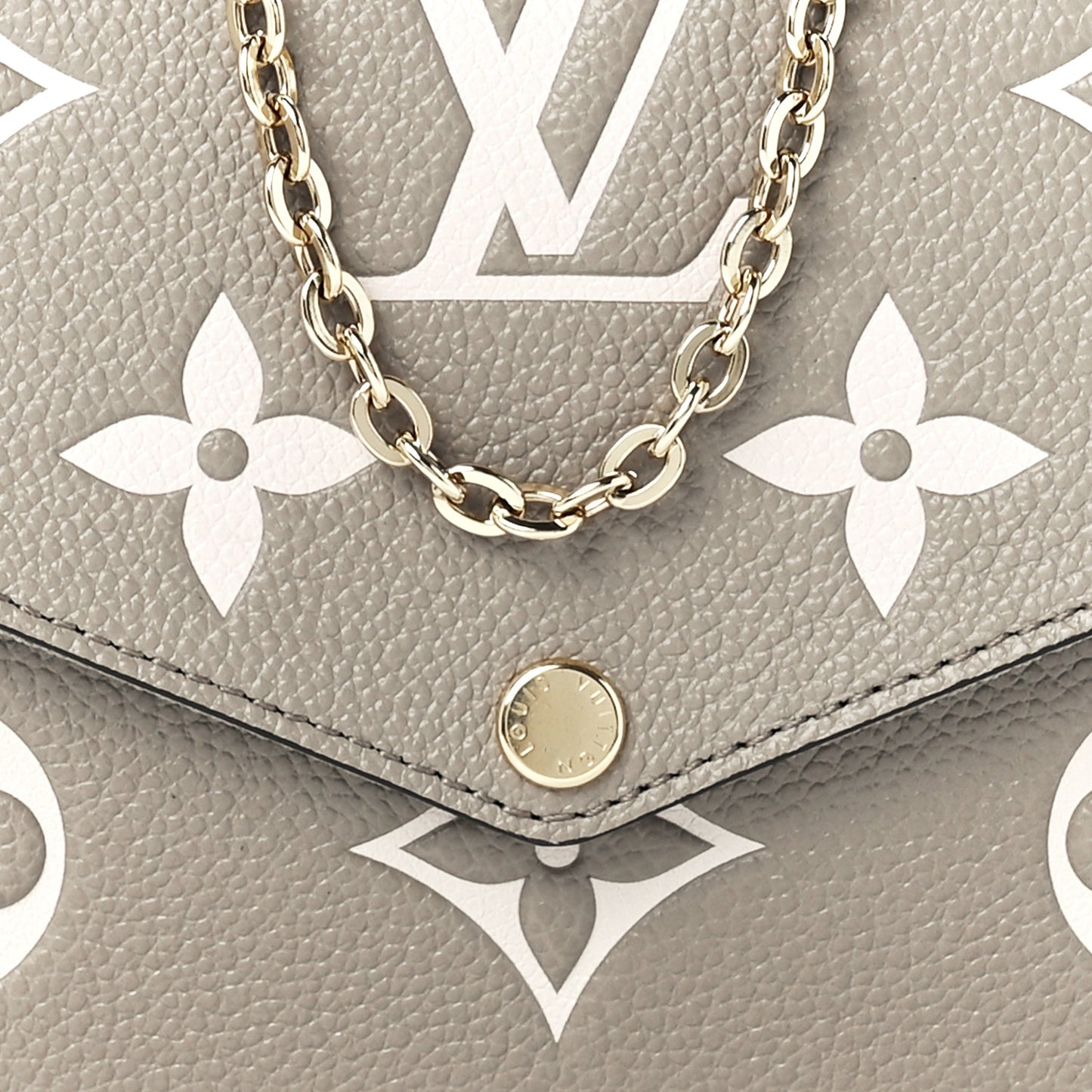 Empreinte Monogram Giant Felicie Pochette Tourterelle Creme