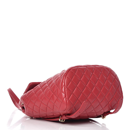 Chanel Lambskin Quilted Small Urban Spirit Backpack Dark Pink 4 of 7