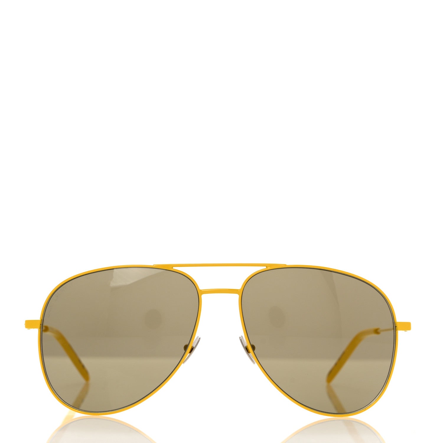 Saint Laurent Aviator Classic 11 Sunglasses Yellow 2 of 7