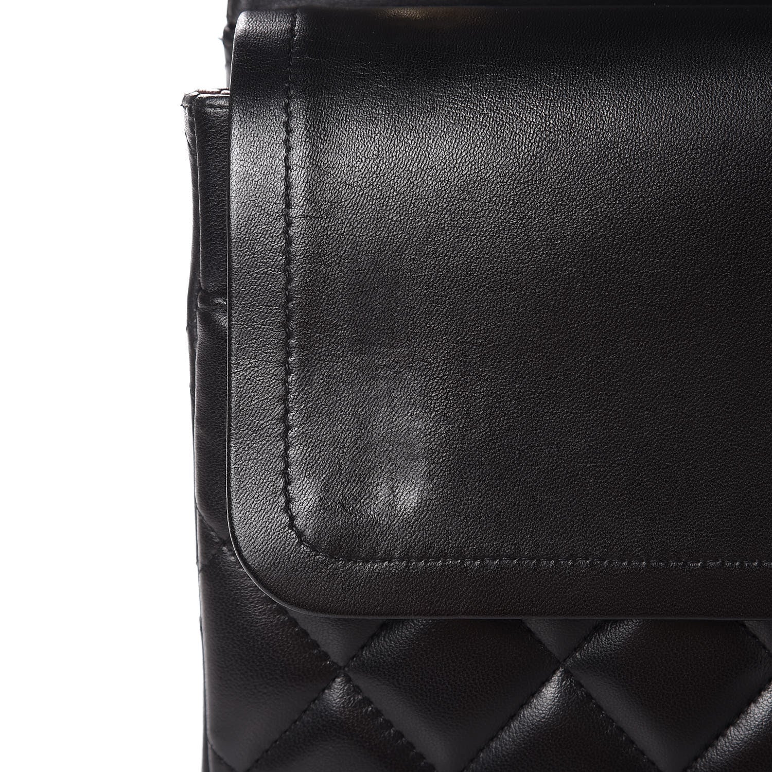 Chanel Lambskin Quilted Maxi Double Flap Black 12 of 15