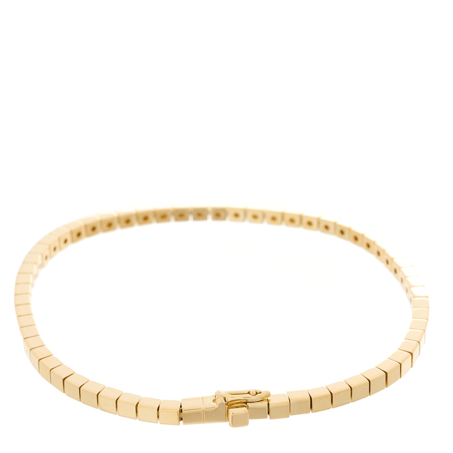18K Yellow Gold Lanieres Bracelet 17