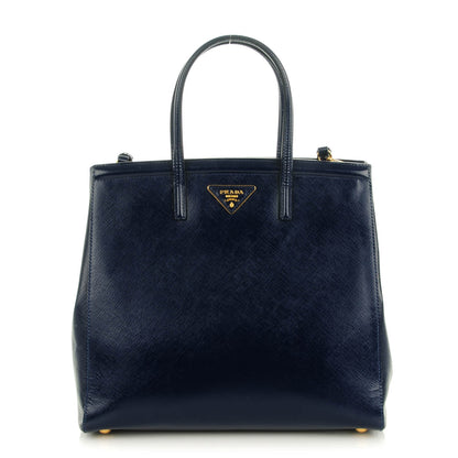 Prada Saffiano Vernice Parabole Tote Royal 1 of 8