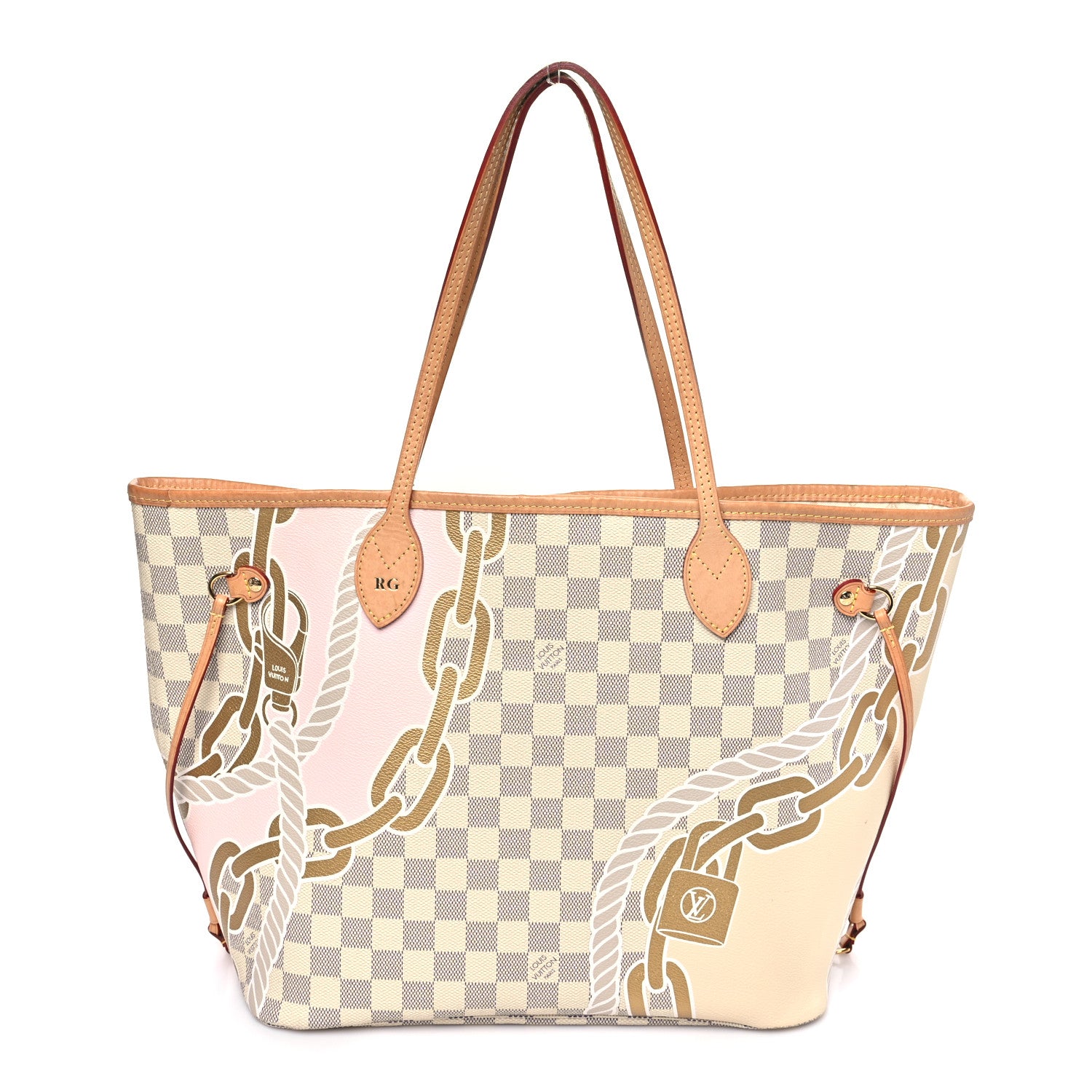 Louis Vuitton Damier Azur Nautical Neverfull MM 1 of 10