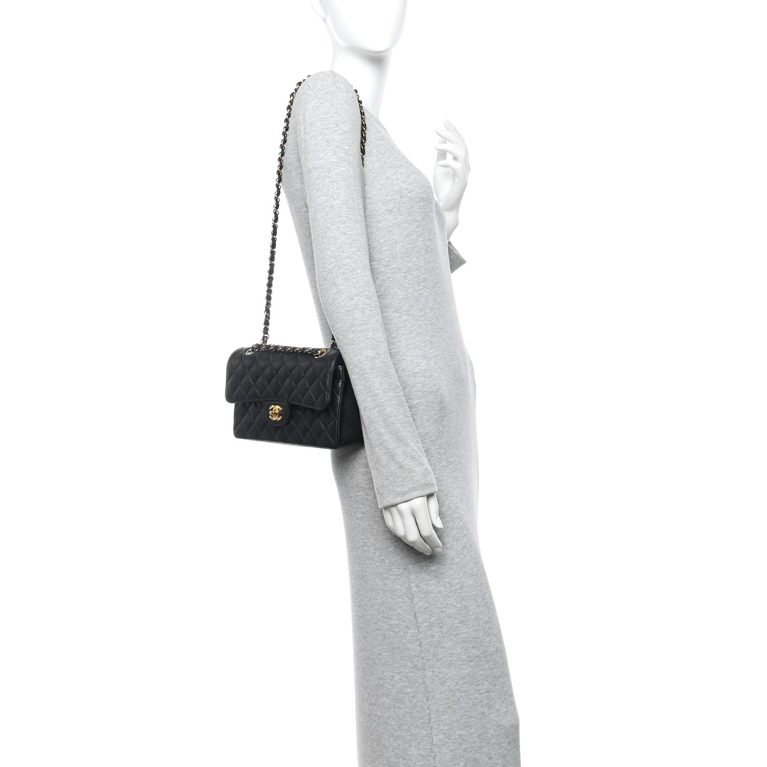 Chanel Caviar Quilted Small Double Flap Black 2 of 11