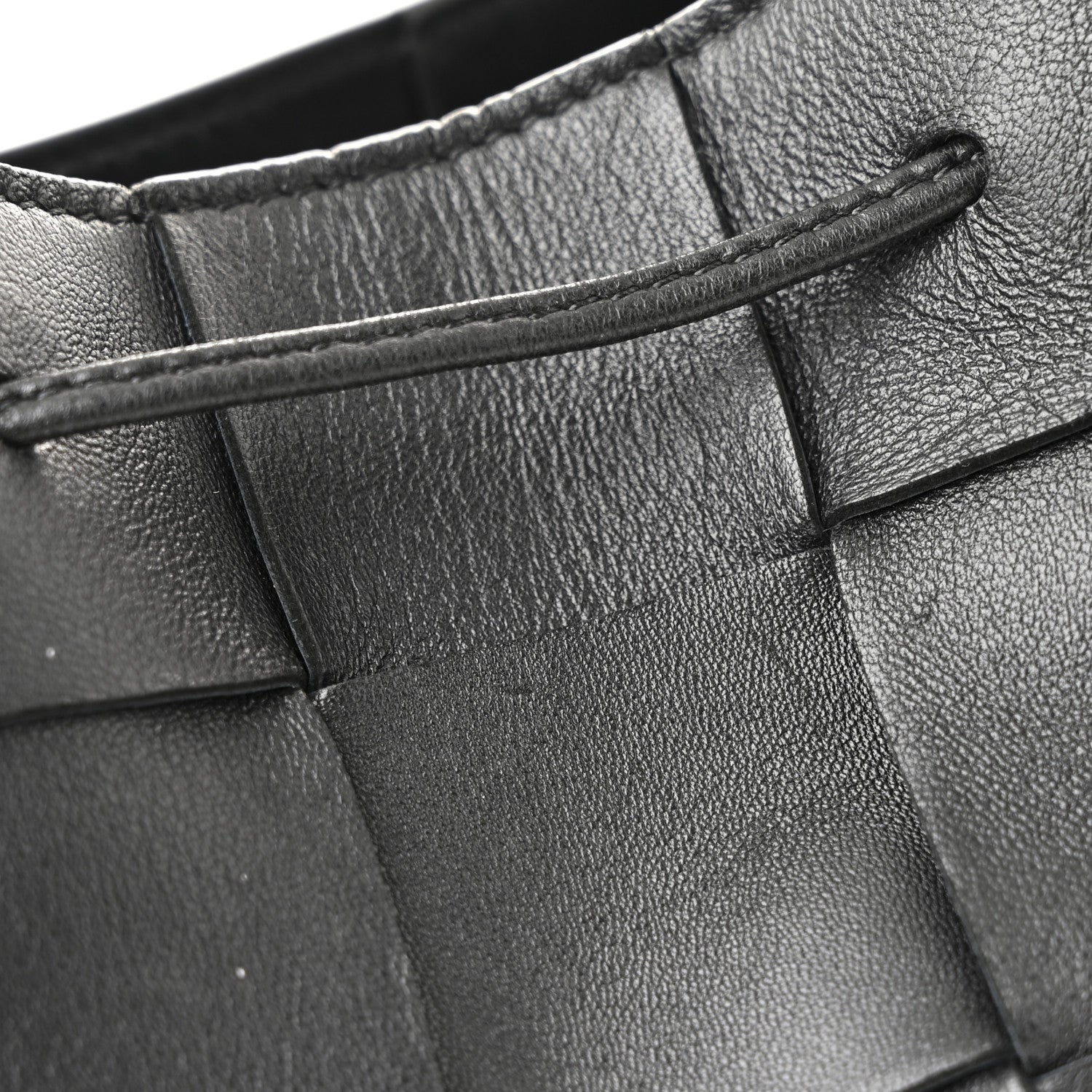 Bottega Veneta Nappa Maxi Intrecciato Small Cassette Bucket Bag Black 10 of 10