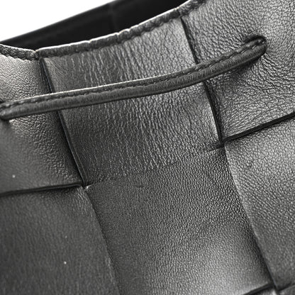 Bottega Veneta Nappa Maxi Intrecciato Small Cassette Bucket Bag Black 10 of 10
