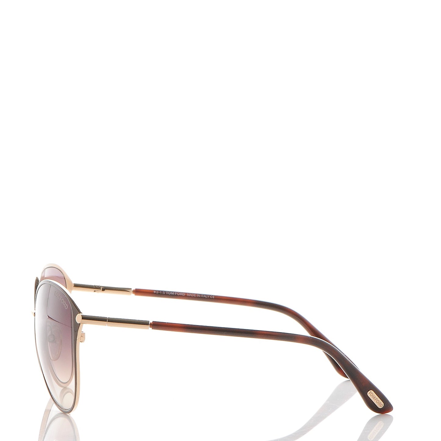 Penelope Vintage Round Sunglasses TF320 Brown
