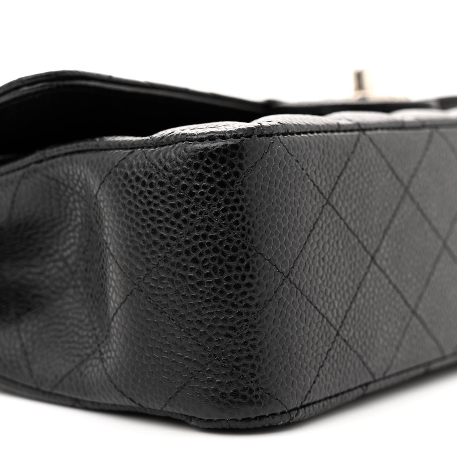 Chanel Caviar Quilted Medium Double Flap Black 9 of 11