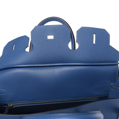 Hermes Epsom Birkin 35 Bleu Agate 23 of 34