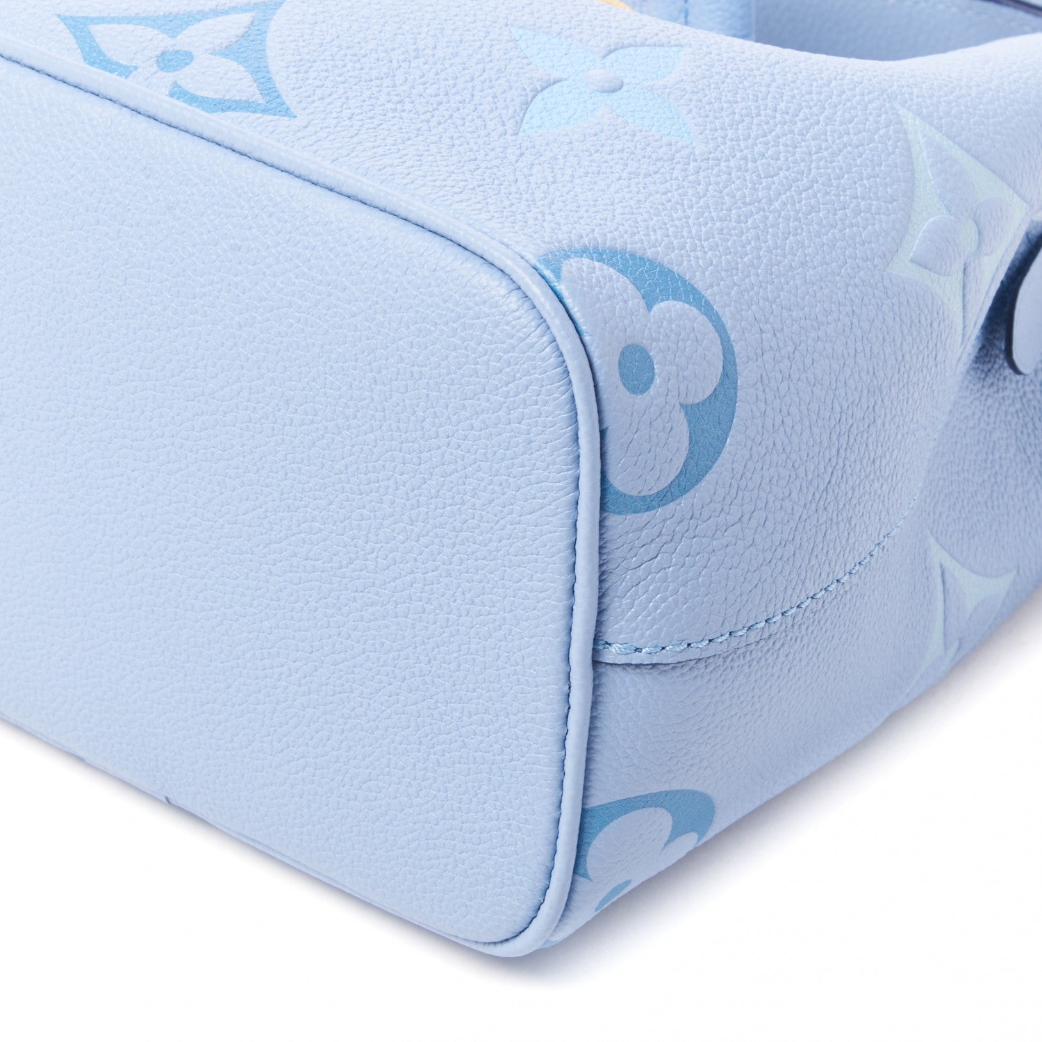 Louis Vuitton Empreinte Monogram Giant By The Pool Neonoe BB Summer Blue 6 of 8