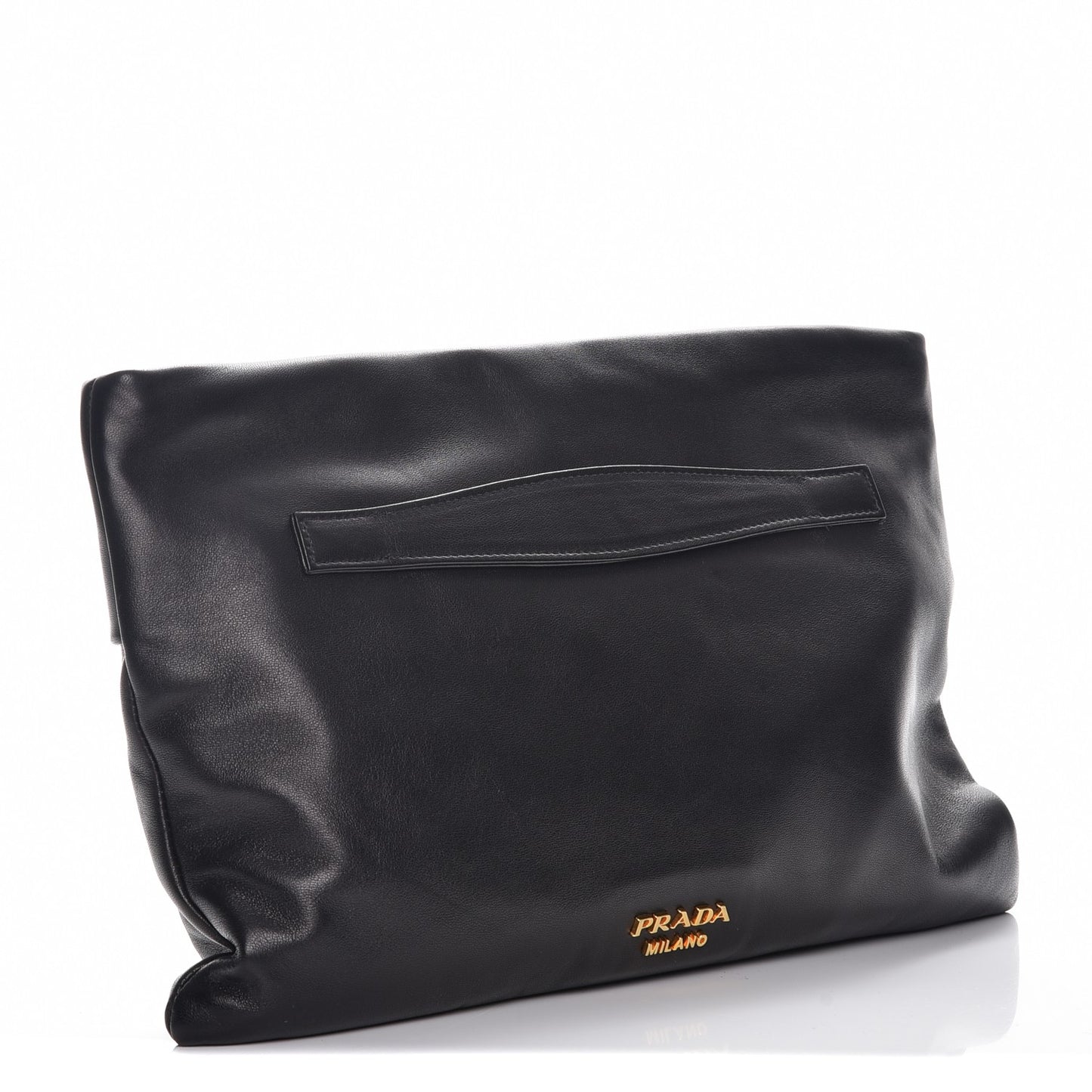 Soft Calf Clutch Nero Black