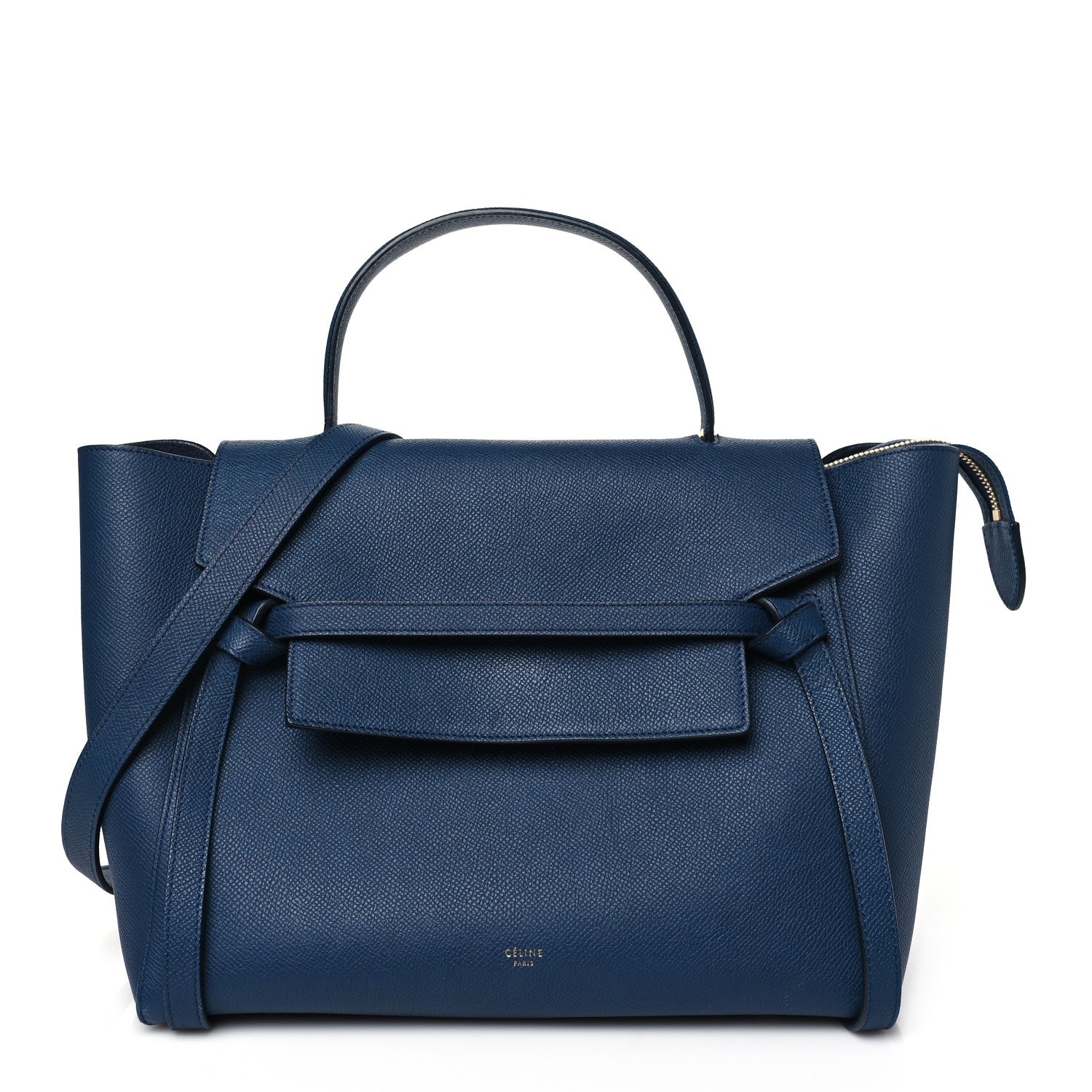 Celine Grained Calfskin Mini Belt Bag Deepsea 1 of 11
