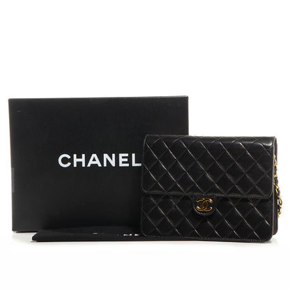 Chanel Quilted Lambskin Small Single Flap Black 11 of 11