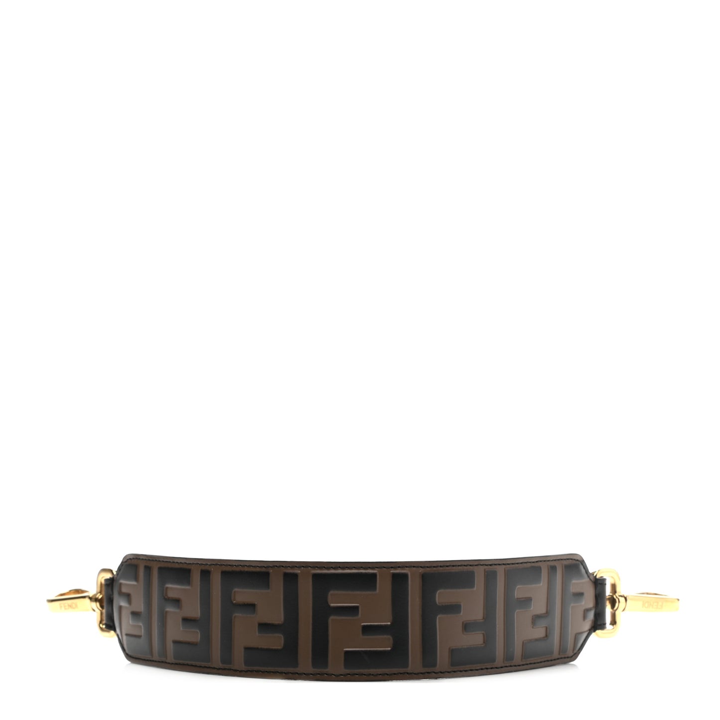 Calfskin FF 1974 Embossed Mini Strap You Maya Black