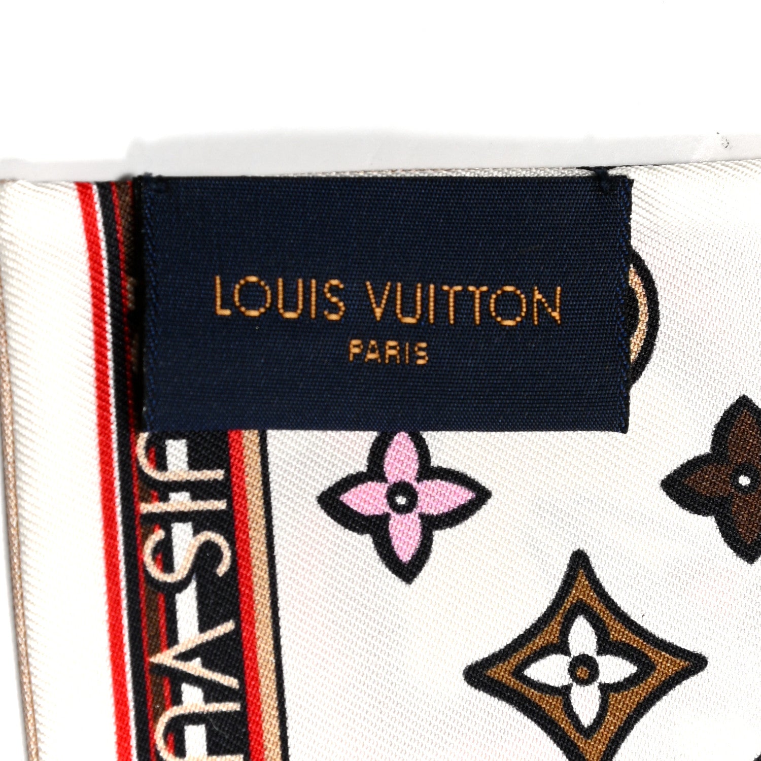Louis Vuitton Silk Street Monogram Bandeau Beige 3 of 3