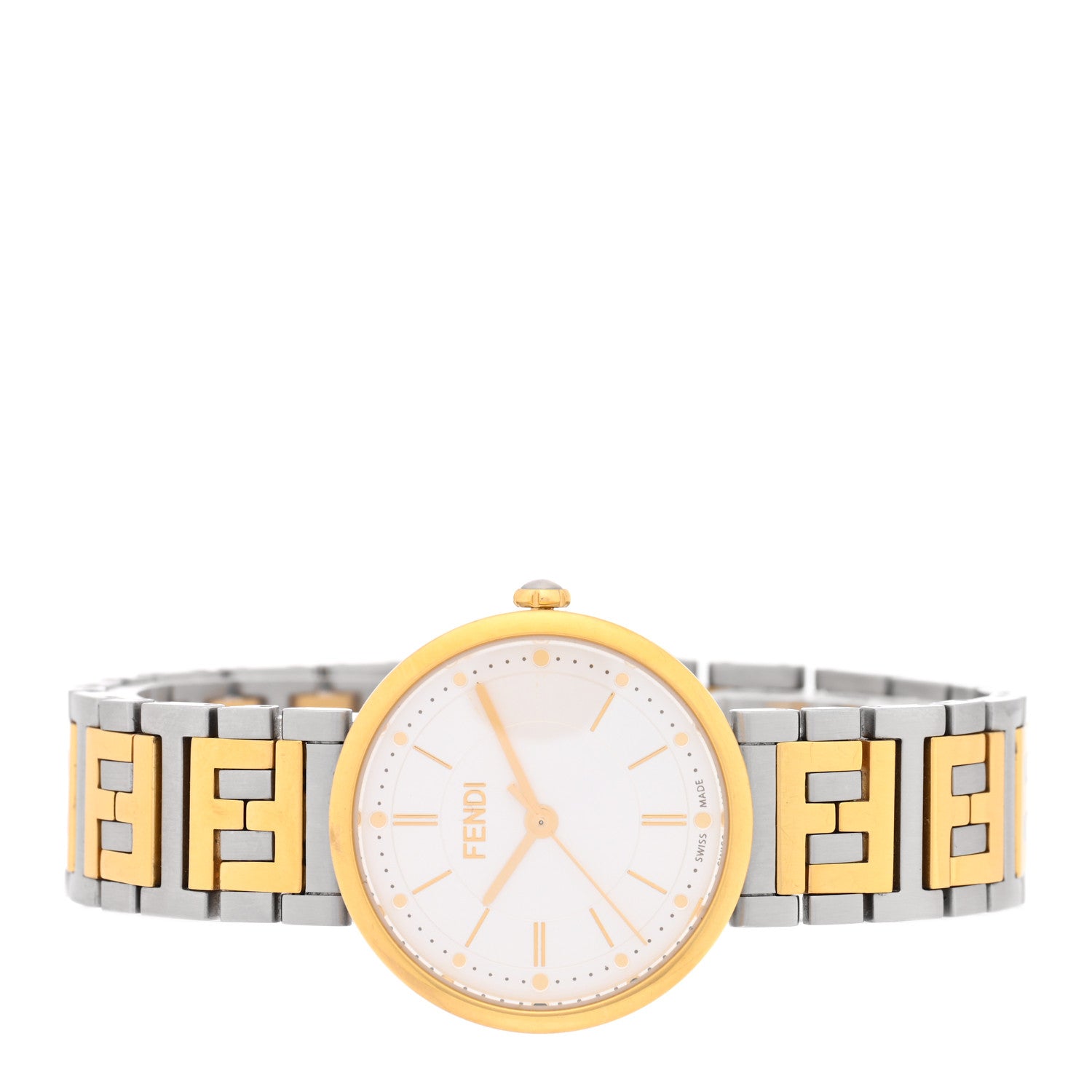 Fendi Stainless Steel 29mm Fendi Forever Quartz Watch Silver 2 of 5