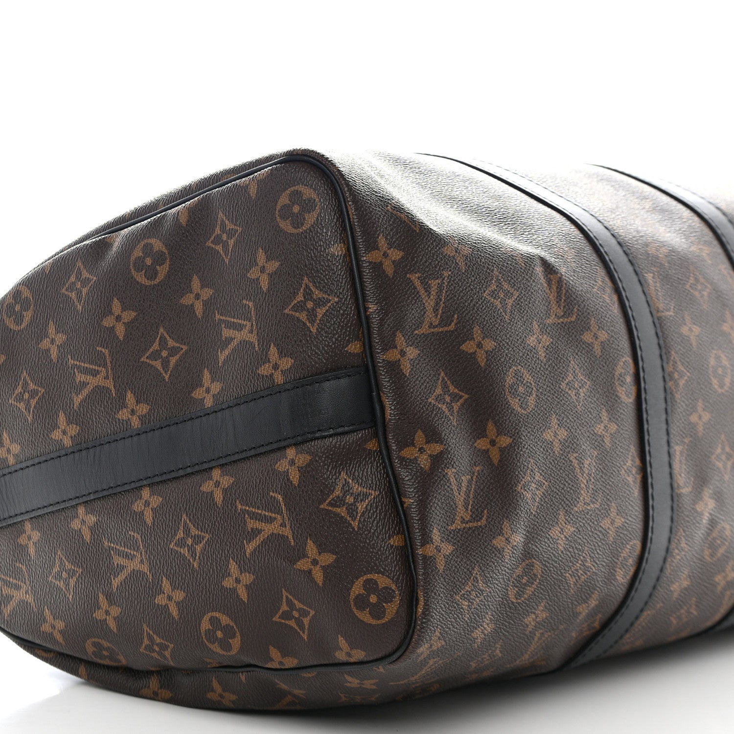 Louis Vuitton Monogram Macassar Keepall Bandouliere 45 8 of 10
