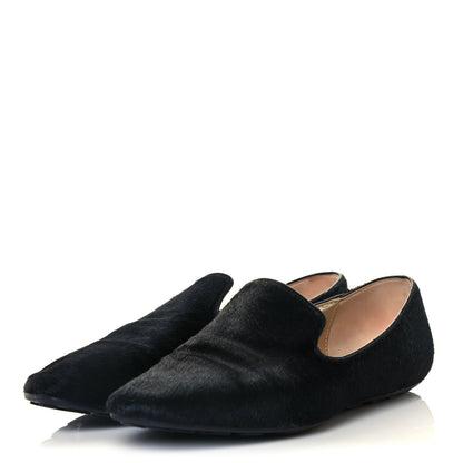 Jimmy Choo Pony Hair Weekend Slipper 37.5 Back 3 of 11