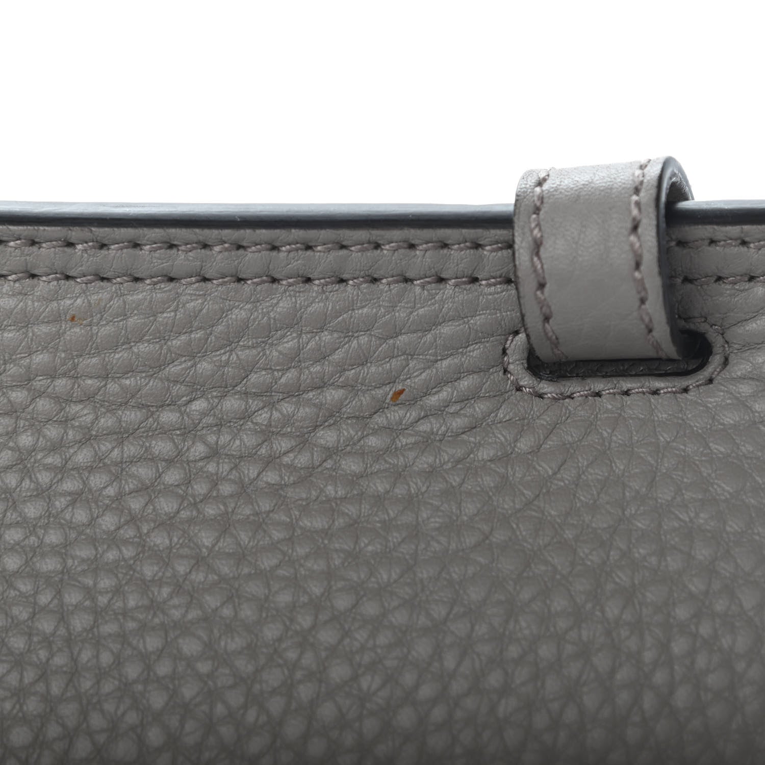 Gucci Cellarius Calfskin Medium Bamboo Daily Flap Shoulder Bag Storm Grey 9 of 11