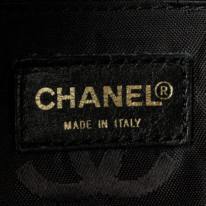 Chanel Calfskin Wild Stitch Vertical Top Handle Bag Black 7 of 12
