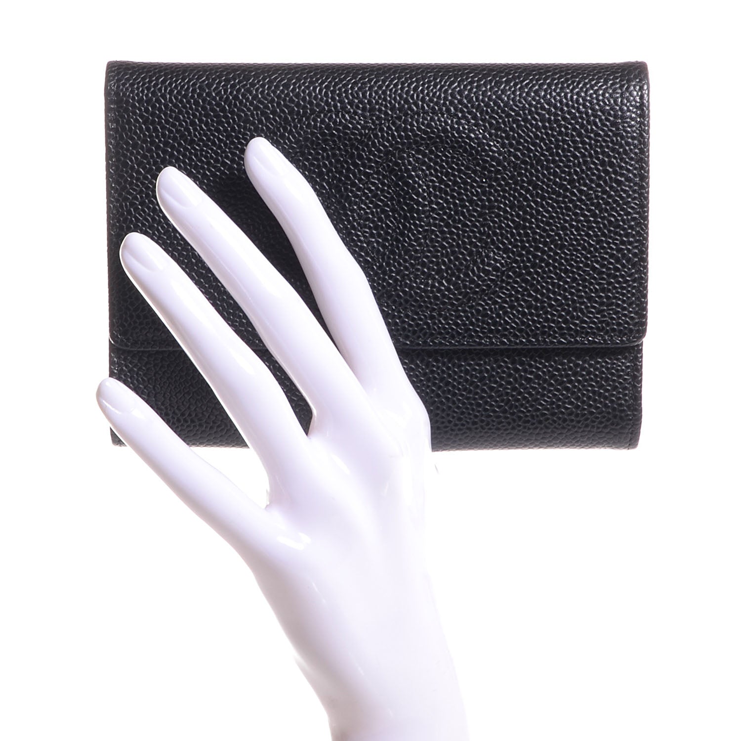 Chanel Caviar Timeless CC Wallet Black 2 of 8