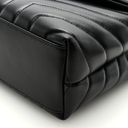 Saint Laurent Calfskin Y Quilted Monogram Small Loulou Chain Satchel Black 8 of 8