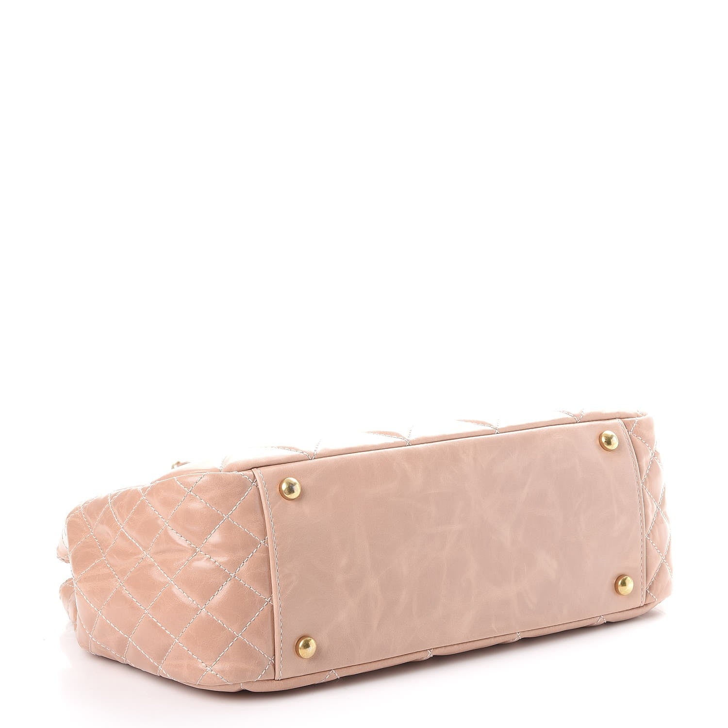Chanel Aged Glazed Calfskin Quilted Small Daily Walk Flap Beige 4 of 9